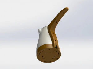 Cafeteira El&eacute;trica Mold&aacute;vel Modelo 3D