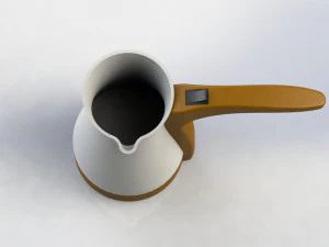 Cafeteira El&eacute;trica Mold&aacute;vel Modelo 3D