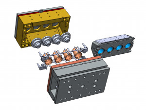 Plastic Injection Mold Design 3D-Modell