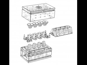 Plastic Injection Mold Design 3D-Modell