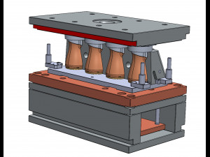 Plastic Injection Mold Design 3D-Modell