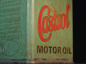 Game ready of an old castrol oil canister 3D Model