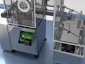 LLENADORA ROTATIVA DE LIQUIDOS 3D Model
