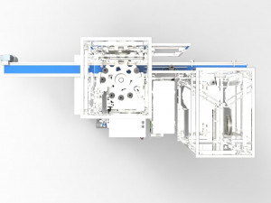LLENADORA ROTATIVA DE LIQUIDOS 3D Model