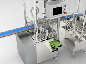 LLENADORA ROTATIVA DE LIQUIDOS 3D Model