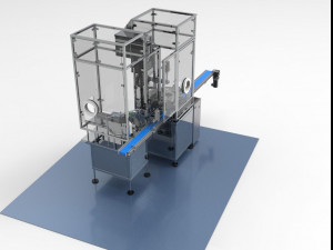 LLENADORA ROTATIVA DE LIQUIDOS 3D Model