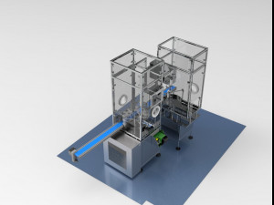 LLENADORA ROTATIVA DE LIQUIDOS 3D Model