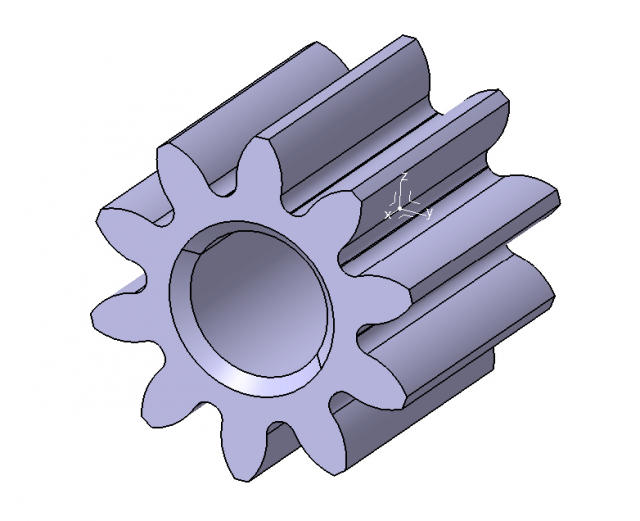 M1 Z10 SPUR GEAR B10 3Dモデル .c4d .max .obj .3ds .fbx .stl .blend 
