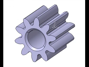 M1 Z10 正齿轮 B10 3D 模型