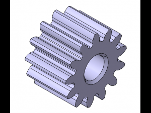 M1Z13SPUR GEARB10 Modelo 3D