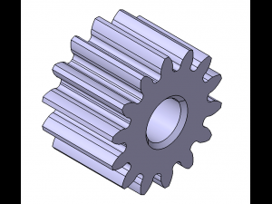 M1 Z14 SPUR GEAR B10 3D 모델