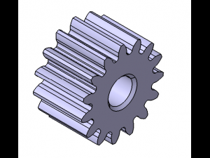 M1 Z15 SPUR GEAR B10 3D 모델