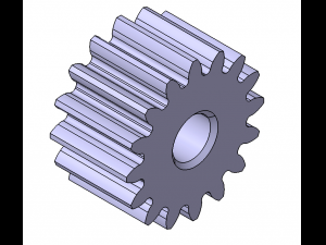M1 Z16 SPUR GEAR B10 3D मॉडल