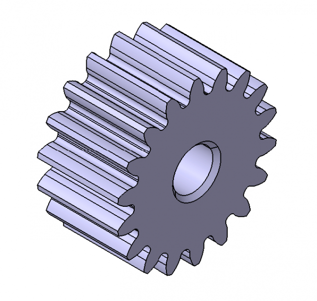 M1 Z18 SPUR GEAR B10 3D मॉडल .c4d .max .obj .3ds .fbx .stl .blend 