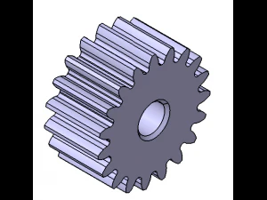 M1 Z19 SPUR GEAR B10 3D Model