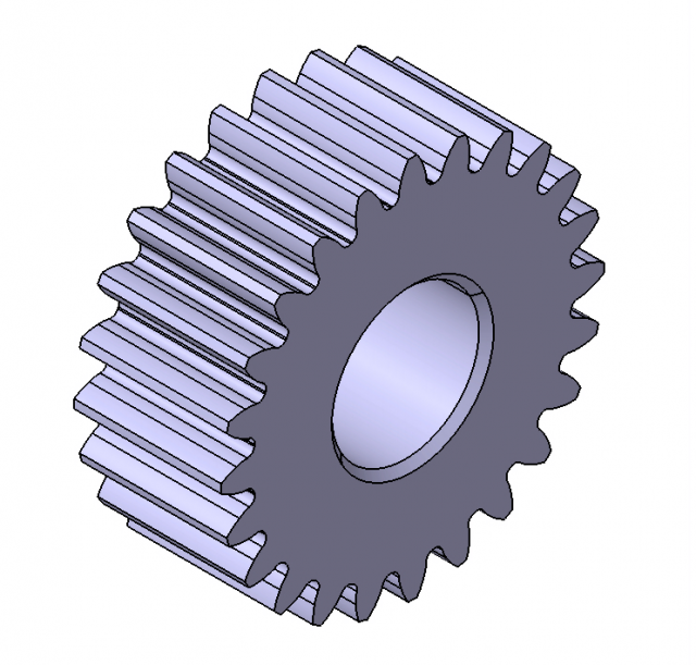 M1 Z24 SPUR GEAR B10 3D 모델 .c4d .max .obj .3ds .fbx .stl .blend 