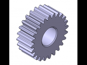 M1 Z24 SPUR GEAR B10 3D 모델