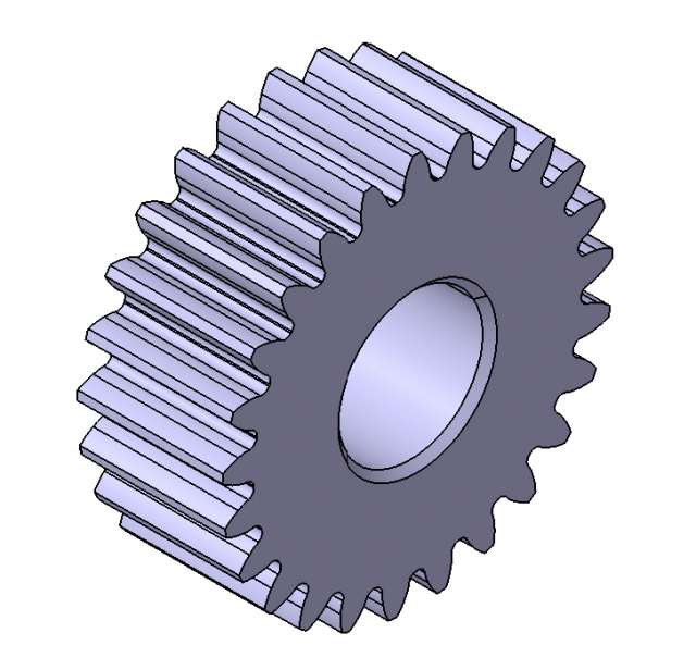 M1 Z25 SPUR GEAR B10 3Dモデル .c4d .max .obj .3ds .fbx .stl .blend 