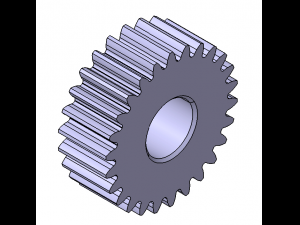 M1 Z26 SPUR GEAR B10 3D 모델
