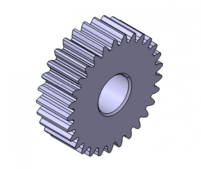 M1 Z29 SPUR GEAR B10 3D 모델 .c4d .max .obj .3ds .fbx .stl .blend 