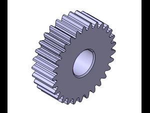 M1 Z29 D&Uuml;Z DİŞLİ B10 3D Model