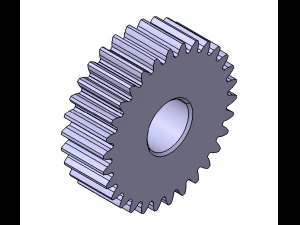 M1 Z30 D&Uuml;Z DİŞLİ B10 3D Model