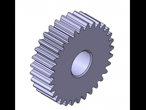 M1 Z31 SPUR GEAR B10 3D मॉडल