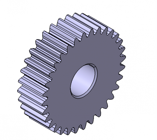 M1 Z32 SPUR GEAR B10 3D 模型 .c4d .max .obj .3ds .fbx .stl .blend 