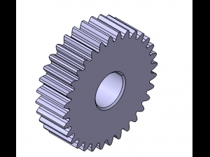 M1 Z32 SPUR GEAR B10 3D Model