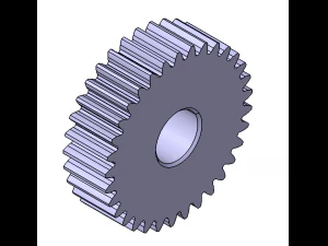M1 Z33 ENGRANAJE RECTO B10 Modelo 3D