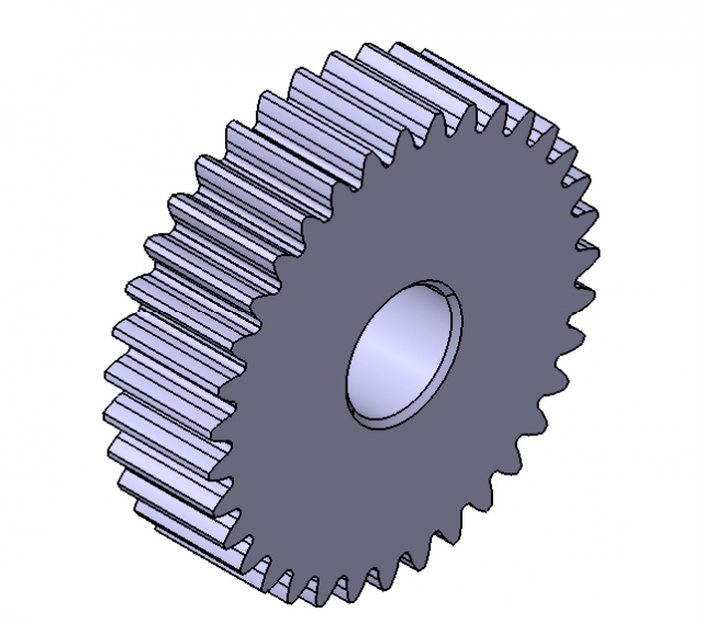 M1 Z35 SPUR GEAR B10 Modèle 3D .c4d .max .obj .3ds .fbx .stl .blend 