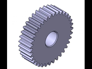 ENGRENAGE DROITE M1 Z35 B10 Modèle 3D