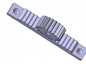 Rack and Pinion Assembly 3Dモデル