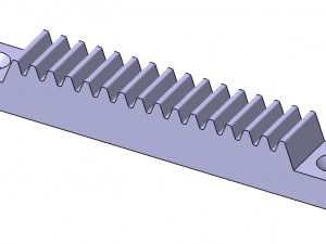Rack and Pinion Assembly 3Dモデル