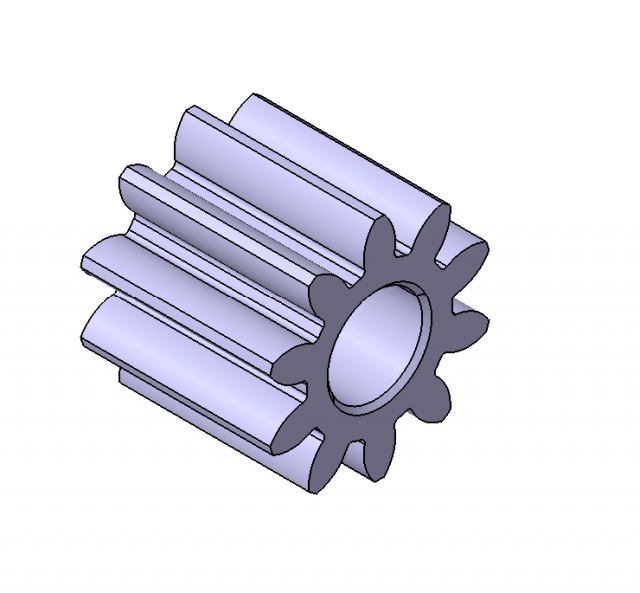 M2 Z 10 SPUR GEAR B20 3D-Modell .c4d .max .obj .3ds .fbx .stl .blend 