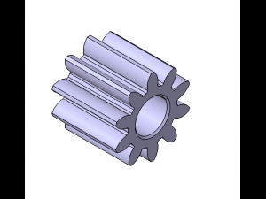M2 Z 10 SPUR GEAR B20 3D 모델