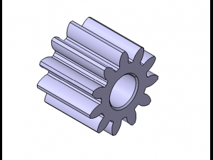 M2 Z11 SPUR GEAR B20 3D 모델