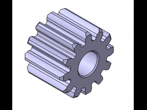 M2 Z 12 ENGRENAGEM B20 Modelo 3D