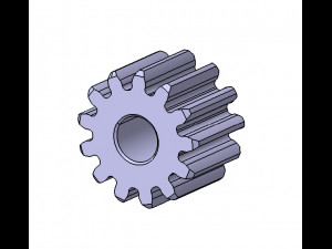 M2 Z13 SPUR GEAR B20 3D 모델