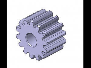 M2 Z14 SPUR GEAR B20 3D 모델