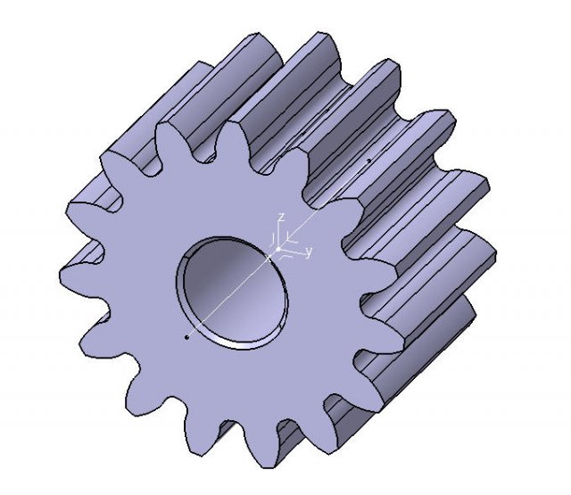 M2 Z15 SPUR GEAR B20 Modelo 3D .c4d .max .obj .3ds .fbx .stl .blend 