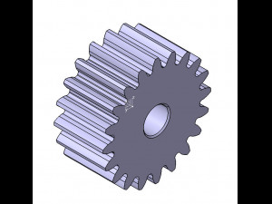 M2 Z20 SPUR GEAR B20 3Dモデル