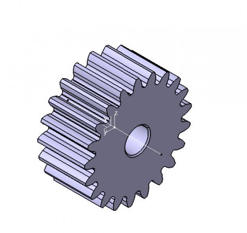 M2 Z21 SPUR GEAR B20 Modèle 3D .c4d .max .obj .3ds .fbx .stl .blend 