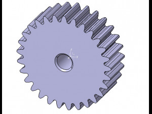 M2 Z29 SPUR GEAR B20 3D 모델