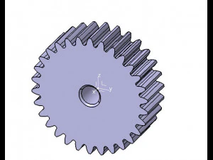 INGRANAGGIO CIRCOLARE M2 Z30 B20 Modello 3D