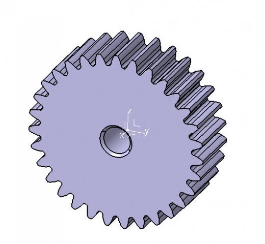 M2 Z31 SPUR GEAR B20 Modèle 3D .c4d .max .obj .3ds .fbx .stl .blend 
