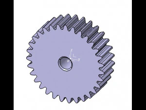 M2 Z31 ENGRANAJE RECTO B20 Modelo 3D