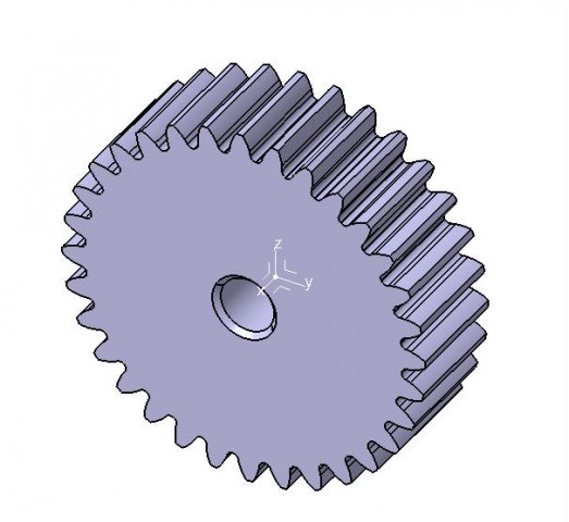 M2 Z32 SPUR GEAR B20 3Dモデル .c4d .max .obj .3ds .fbx .stl .blend 