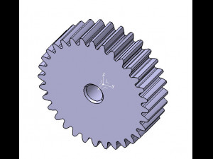 M2 Z32 SPUR GEAR B20 3D मॉडल