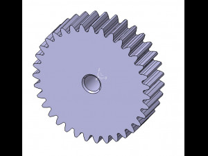 M2 Z35 SPUR GEAR B20 3Dモデル